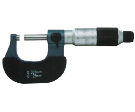 Mikrometr analogowy zewnętrzny precyzyjny 0-25 mm 0,001 mm HOGETEX