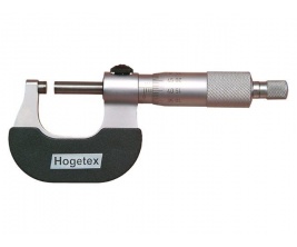 Mikrometr zewnętrzny 0 - 25 mm 0,01 mm PODWÓJNY NONIUSZ HOGETEX